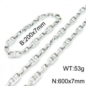 SS Jewelry Set(Most Men) - KS138965-Z
