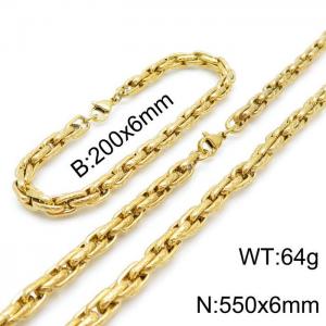 SS Jewelry Set(Most Men) - KS138971-Z