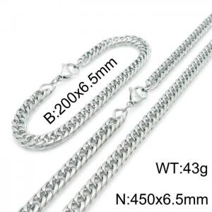 SS Jewelry Set(Most Men) - KS139025-Z