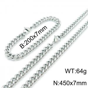 SS Jewelry Set(Most Men) - KS139032-Z