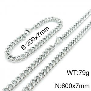 SS Jewelry Set(Most Men) - KS139035-Z