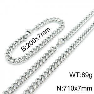 SS Jewelry Set(Most Men) - KS139037-Z