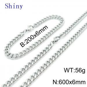 SS Jewelry Set(Most Men) - KS139049-Z