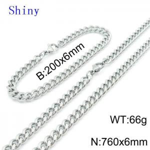 SS Jewelry Set(Most Men) - KS139052-Z