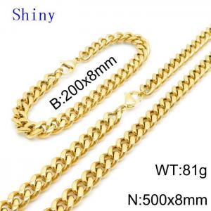 SS Jewelry Set(Most Men) - KS139089-Z