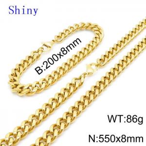 SS Jewelry Set(Most Men) - KS139090-Z