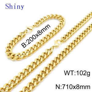 SS Jewelry Set(Most Men) - KS139093-Z