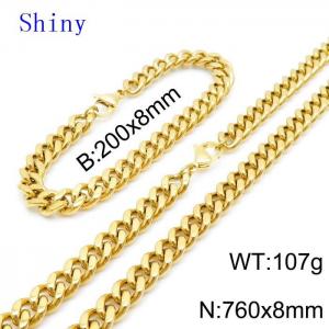 SS Jewelry Set(Most Men) - KS139094-Z