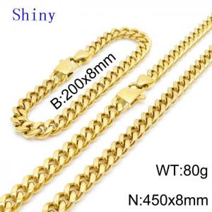 SS Jewelry Set(Most Men) - KS139102-Z