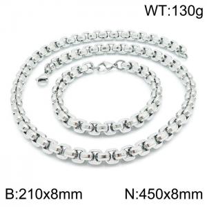 SS Jewelry Set(Most Men) - KS139199-Z
