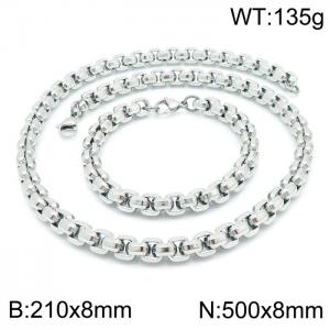SS Jewelry Set(Most Men) - KS139200-Z