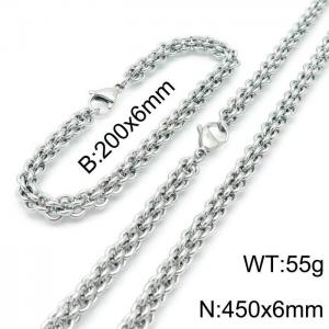 SS Jewelry Set(Most Men) - KS139205-Z