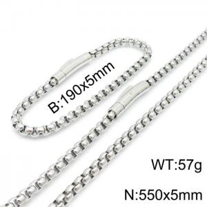 SS Jewelry Set(Most Men) - KS139211-KFC