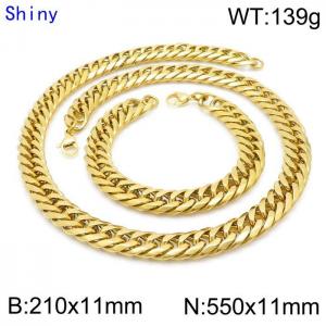 SS Jewelry Set(Most Men) - KS139217-Z