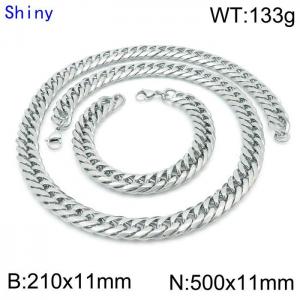 SS Jewelry Set(Most Men) - KS139223-Z