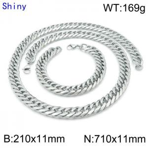 SS Jewelry Set(Most Men) - KS139227-Z