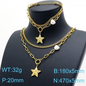 SS Jewelry Set(Most Women) - KS139359-BJ