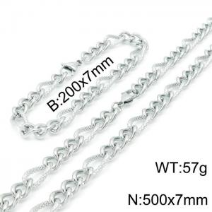 SS Jewelry Set(Most Men) - KS139366-Z