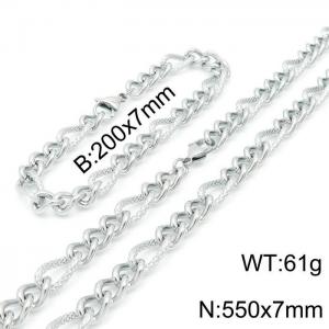 SS Jewelry Set(Most Men) - KS139367-Z