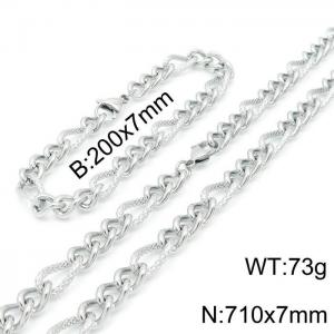 SS Jewelry Set(Most Men) - KS139370-Z