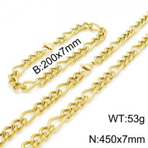 SS Jewelry Set(Most Men) - KS139372-Z