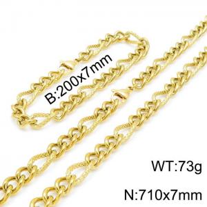 SS Jewelry Set(Most Men) - KS139377-Z
