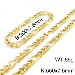 SS Jewelry Set(Most Men) - KS139388-Z