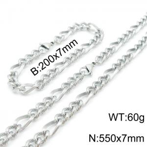 SS Jewelry Set(Most Men) - KS139395-Z