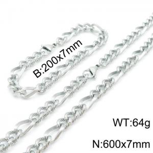 SS Jewelry Set(Most Men) - KS139396-Z