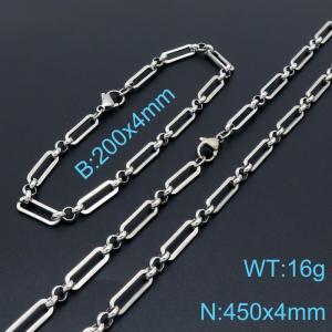 SS Jewelry Set(Most Men) - KS139407-Z
