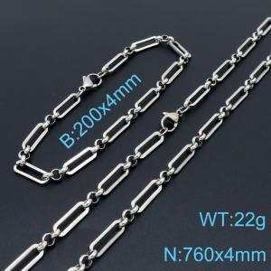 SS Jewelry Set(Most Men) - KS139413-Z