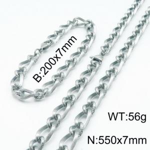SS Jewelry Set(Most Men) - KS140004-Z