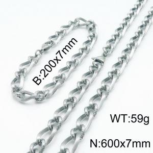 SS Jewelry Set(Most Men) - KS140005-Z