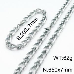SS Jewelry Set(Most Men) - KS140006-Z