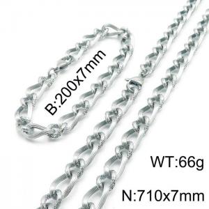 SS Jewelry Set(Most Men) - KS140007-Z