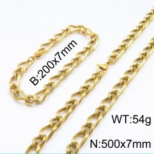 SS Jewelry Set(Most Men) - KS140010-Z