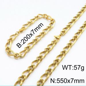 SS Jewelry Set(Most Men) - KS140011-Z