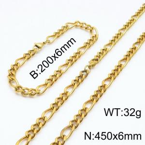 SS Jewelry Set(Most Men) - KS140016-Z