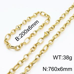 SS Jewelry Set(Most Men) - KS140036-Z