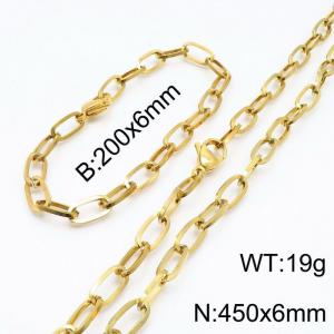 SS Jewelry Set(Most Men) - KS140037-Z