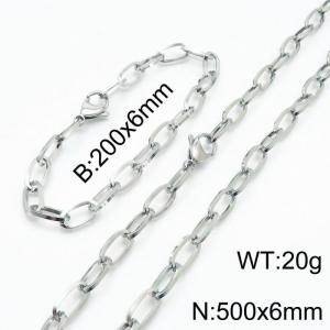 SS Jewelry Set(Most Men) - KS140045-Z