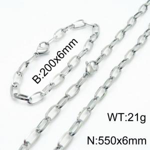 SS Jewelry Set(Most Men) - KS140046-Z