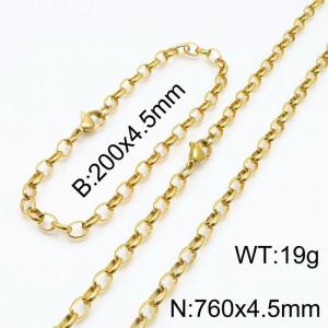 SS Jewelry Set(Most Men) - KS140057-Z