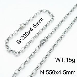 SS Jewelry Set(Most Men) - KS140060-Z