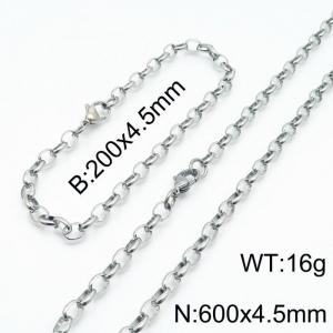 SS Jewelry Set(Most Men) - KS140061-Z