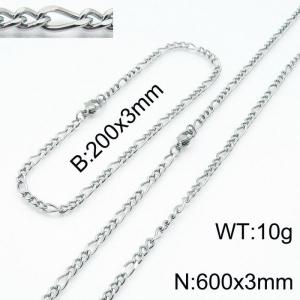 SS Jewelry Set(Most Men) - KS140089-Z
