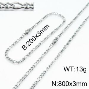 SS Jewelry Set(Most Men) - KS140092-Z