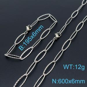 SS Jewelry Set(Most Men) - KS140235-Z