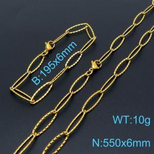 SS Jewelry Set(Most Men) - KS140242-Z