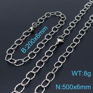 SS Jewelry Set(Most Men) - KS140249-Z
